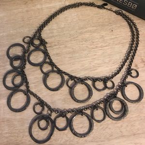 Dark Gray Express Necklace